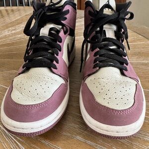 Jordan Sneakers with Pink and White Accents